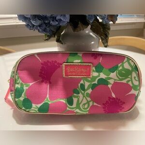 Lilly Pulitzer for Ester Lauder Floral Toiletry Cosmetic Makeup Travel Bag Case